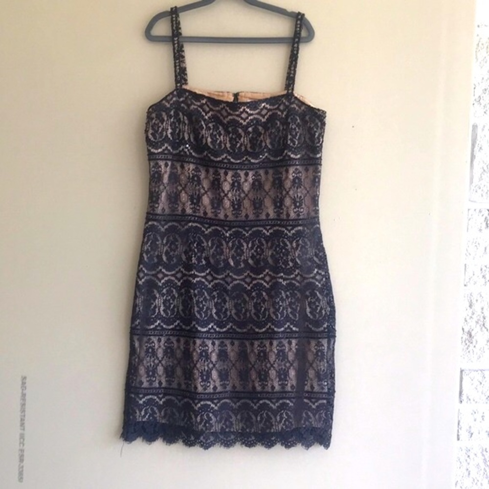 Black beaded dress. Rimini by Shaw